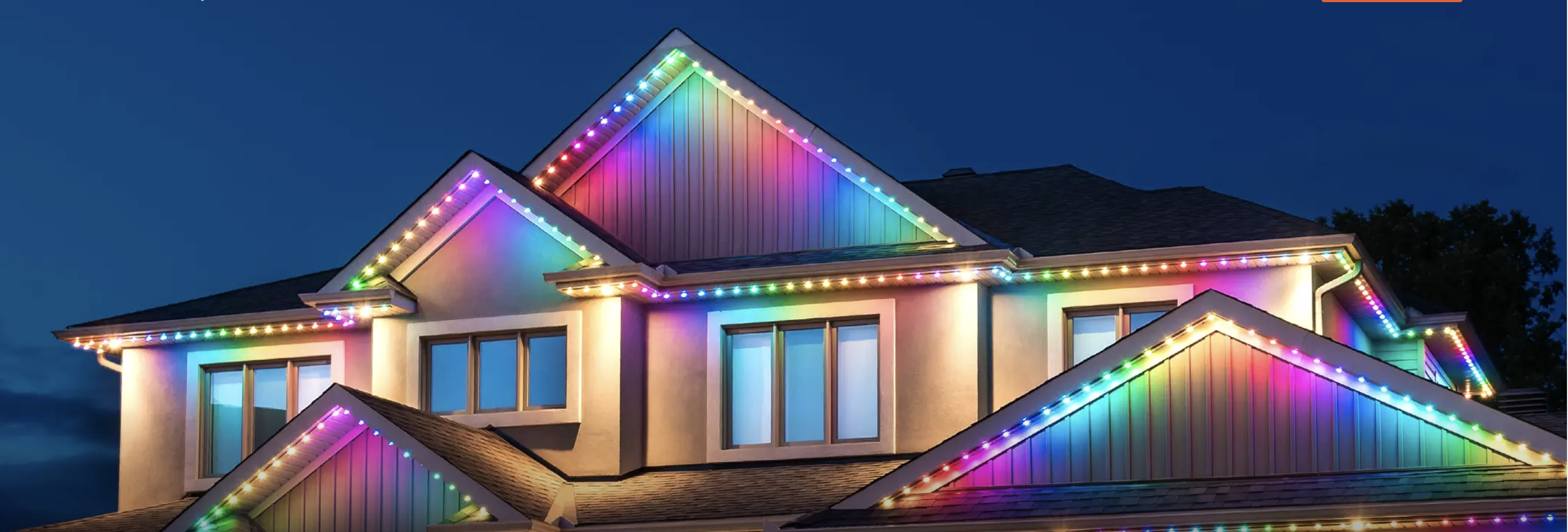 AccuBright permanent holiday lighting installation