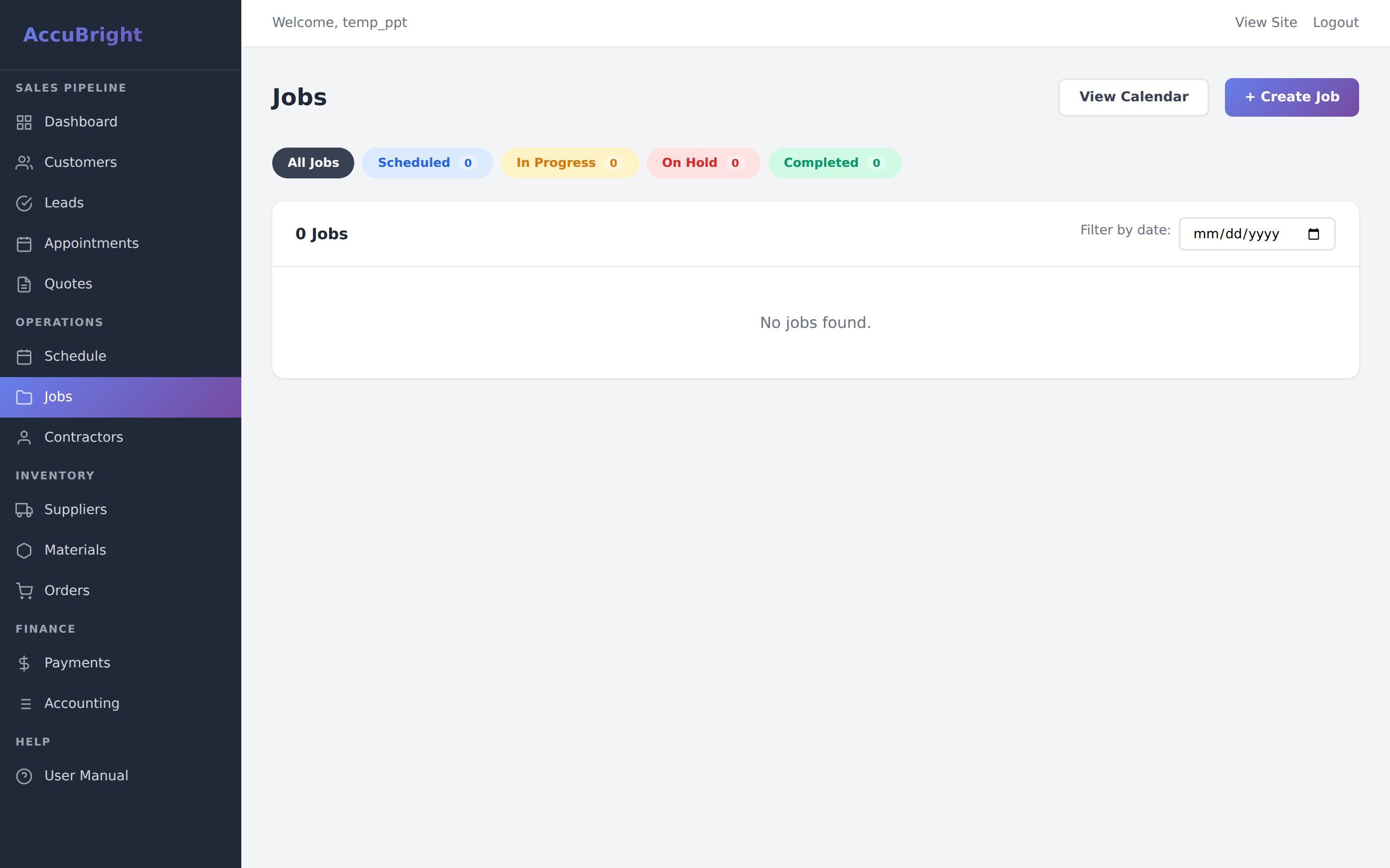 Jobs Screenshot